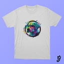 Camiseta Perro Neón