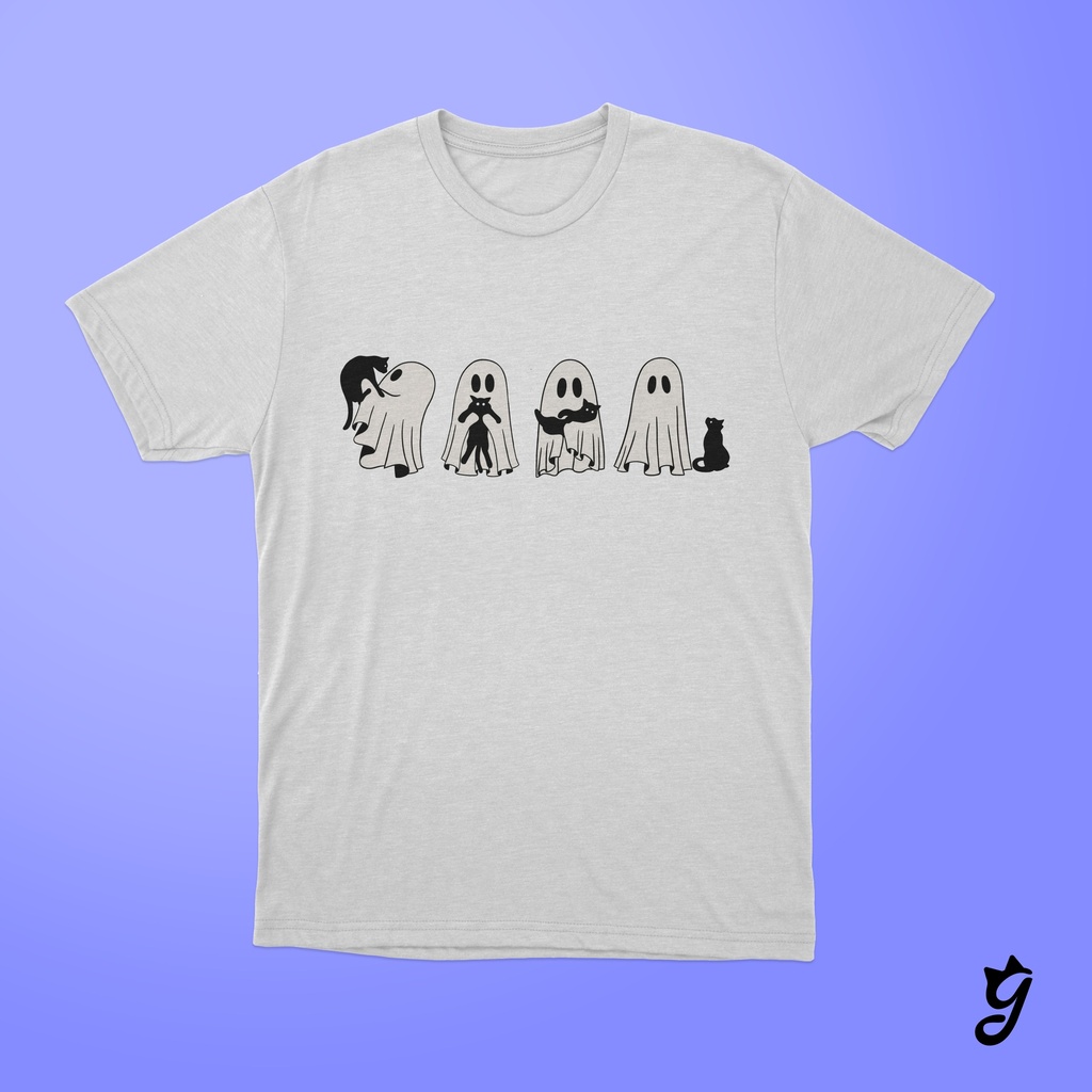 Camiseta Fantasmas con Gatos