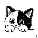 Camiseta Gatito