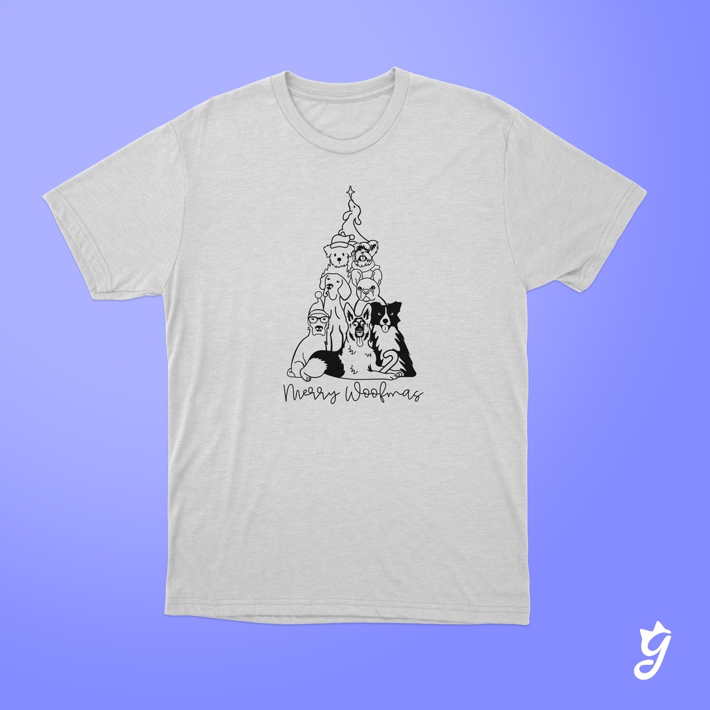 Camiseta Arbol Navideño de Perros
