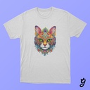 Camiseta Gato Abstracto