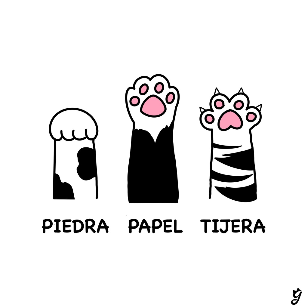 Camiseta Piedra Papel Tijera