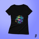 Camiseta Perro Neón