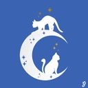 Camiseta Luna Con Gatos