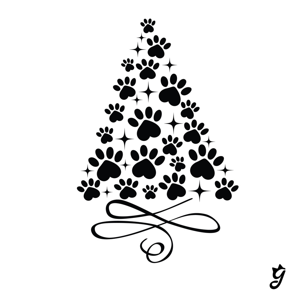 Camiseta Arbol Navideño de Patitas