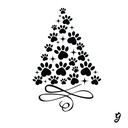 Camiseta Arbol Navideño de Patitas