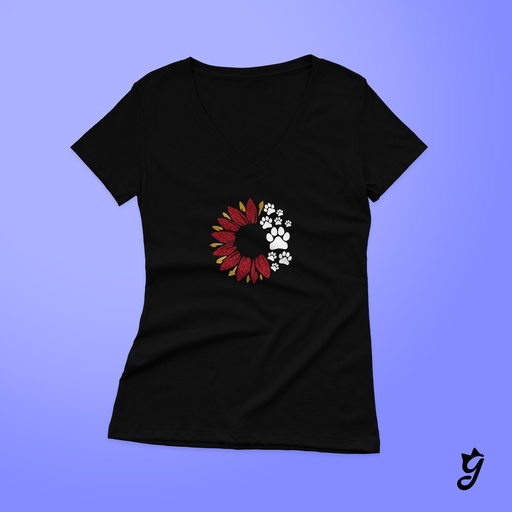Camiseta Flor Con Patitas