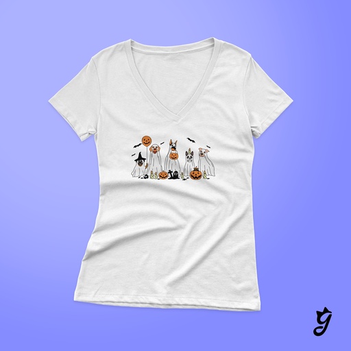 Camiseta Perros Halloween