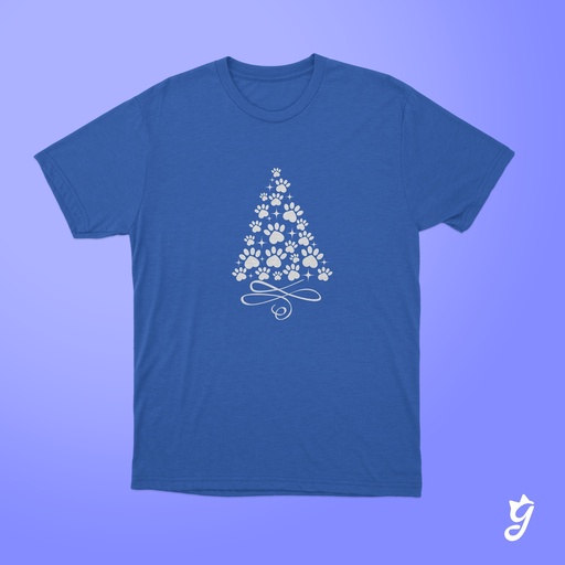 Camiseta Arbol Navideño de Patitas